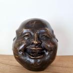 Beeldje - 4 face buddha - Brons, Antiek en Kunst