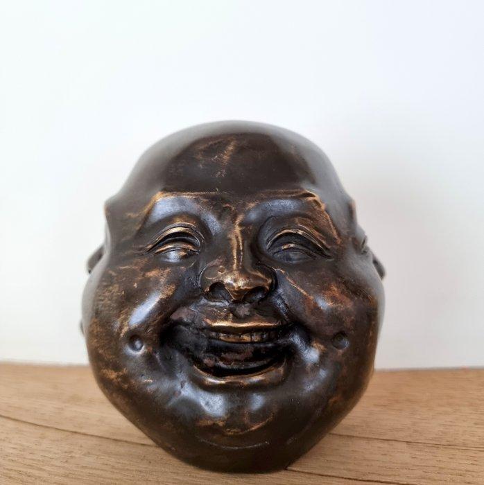 Beeldje - 4 face buddha - Brons, Antiek en Kunst, Kunst | Designobjecten