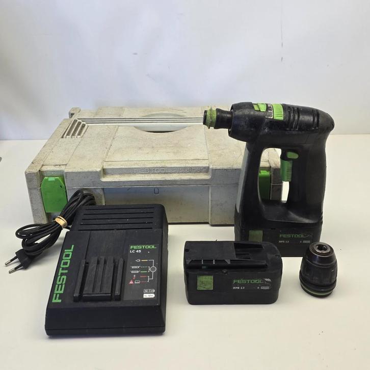 Festool C12 Accu Boor/schroefmachine Set Compleet, Doe-het-zelf en Bouw, Gereedschap | Boormachines, Nieuw, Ophalen of Verzenden