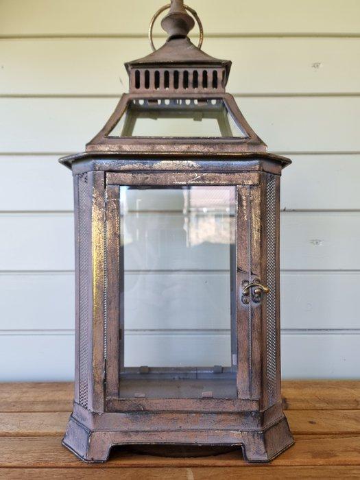 Lantaarn - Glas, Metaal, Antiek en Kunst, Kunst | Designobjecten