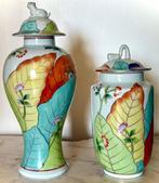 Tobacco Leaves - Vase avec couvercle - Porcelaine - Vase
