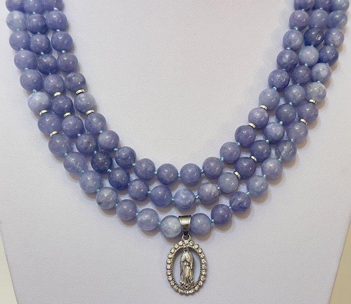 Aguamarina Natural. Eerste kwaliteit. Met Virgen de Lourdes, Antiek en Kunst, Antiek | Boeken en Manuscripten