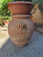 Vaas - Terracotta - orcio giardino h 60, Antiek en Kunst