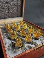 Service à liqueur (12) - impérial - Laiton - Verre liqueur, Antiquités & Art