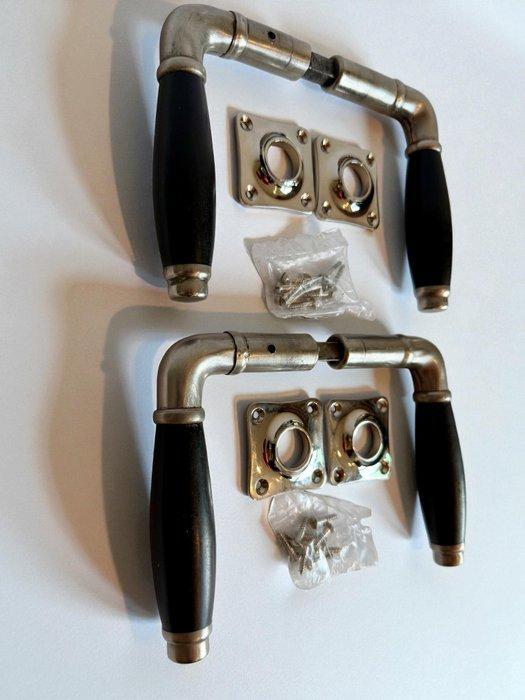 Bauhaus Deurklink (2) - 1910-1920 - Messing met, Antiek en Kunst, Curiosa en Brocante