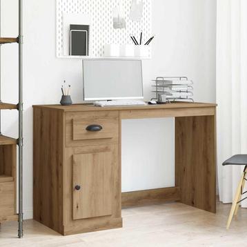 vidaXL Bureau artisanaal eikenkleurig 50 x 115 x 75 cm, Verzenden