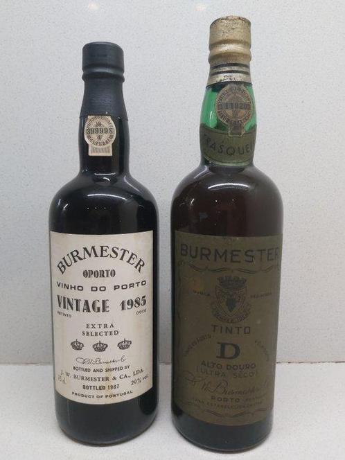 1985 Burmester, Extra Selected Bottled 1987 & Tinto D, Verzamelen, Wijnen