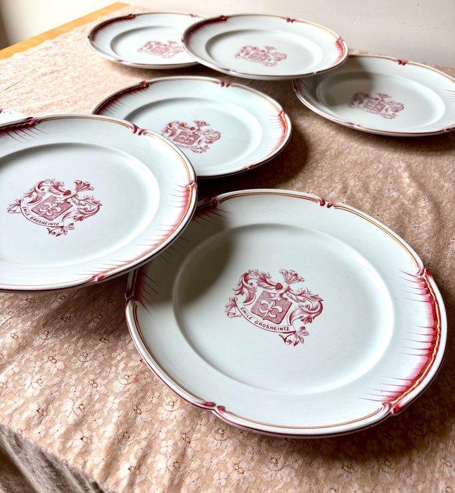 Keller et Guérin de Luneville - Bord (7) - Aardewerk, Antiek en Kunst, Antiek | Glaswerk en Kristal