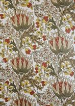 Tessuto William Morris Artichoke ontwerp Art Nouveau Arts
