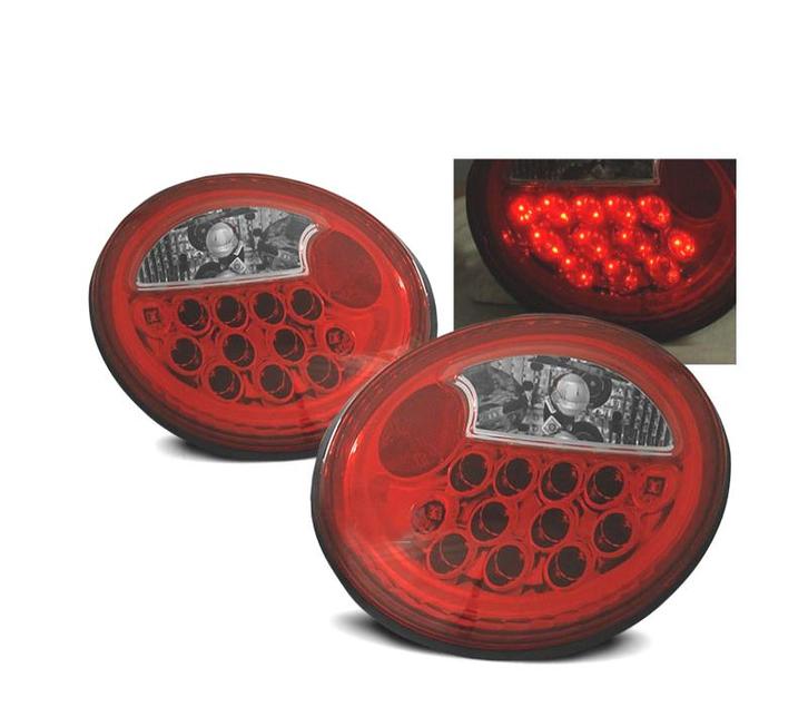 FEUX ARRIÈRE POUR VOLKSWAGEN VW NEW BEETLE, 98-05 LED ROUGE, Autos : Pièces & Accessoires, Éclairage, Envoi