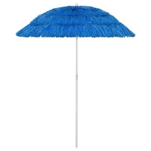 vidaXL Parasol de plage Hawaii Bleu 180 cm, Jardin & Terrasse, Parasols, Neuf, Envoi