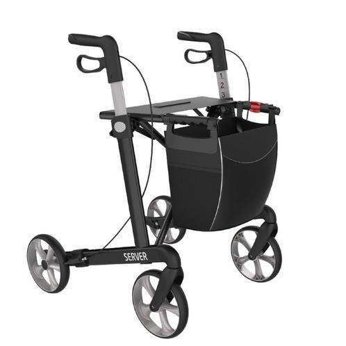 Rehasense Server lichtgewicht rollator LOW - Antraciet, Divers, Déambulateurs, Enlèvement ou Envoi