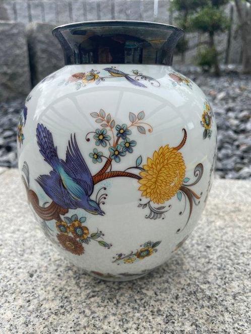 KPM - Vaas - Porselein, Zilver - Porzulanvase KPM, Antiek en Kunst, Antiek | Glaswerk en Kristal