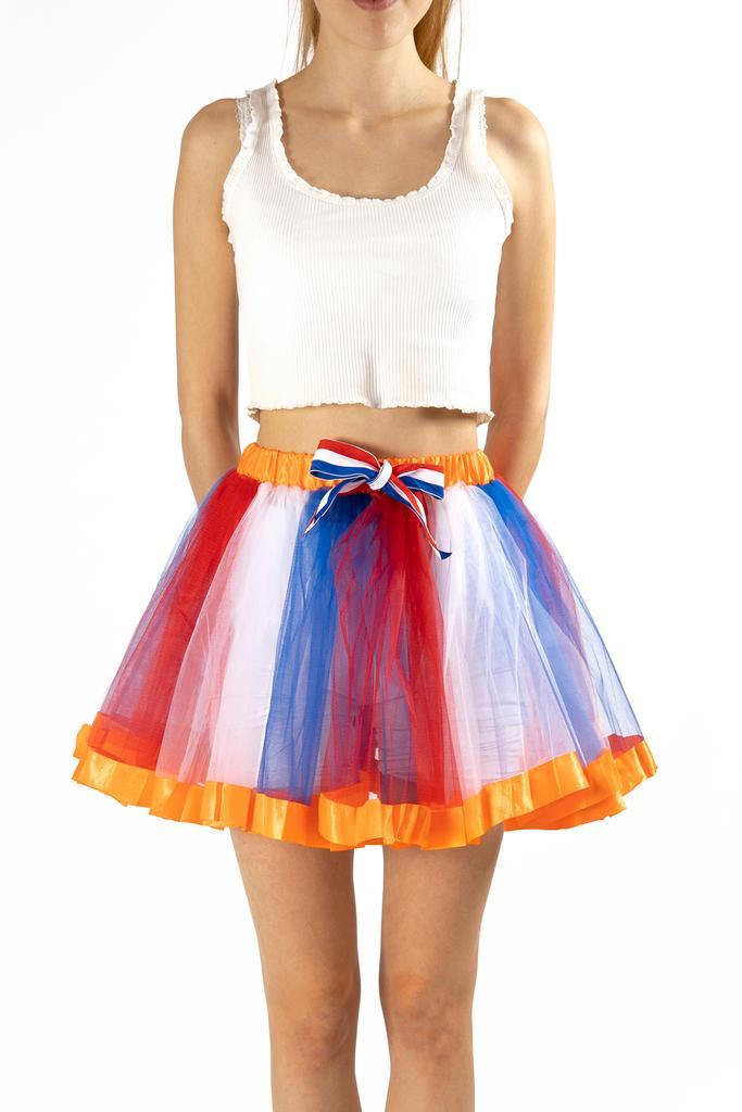 Tutu Oranje Nederlandse Vlag Koningsdag Petticoat 98 104 110, Kinderen en Baby's, Carnavalskleding en Verkleedspullen, Meisje