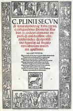 Plinius - Naturalis historiae - 1525