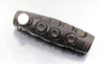 Ancien Bouddhiste Tibétain sacré Pierre magnétique DZI perle
