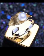Zonder Minimumprijs - Ring Verguld, Zilver Parel - Gekweekte, Nieuw