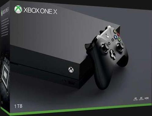 Xbox One X 1TB-Zwart (Xbox One) Gebruikt, Games en Spelcomputers, Spelcomputers | Xbox One, Ophalen of Verzenden