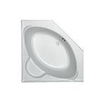 Hoekbad Plieger Contour Compact Acryl Vijfhoekig 125x125x42, Doe-het-zelf en Bouw, Sanitair, Ophalen of Verzenden, Nieuw, Bad