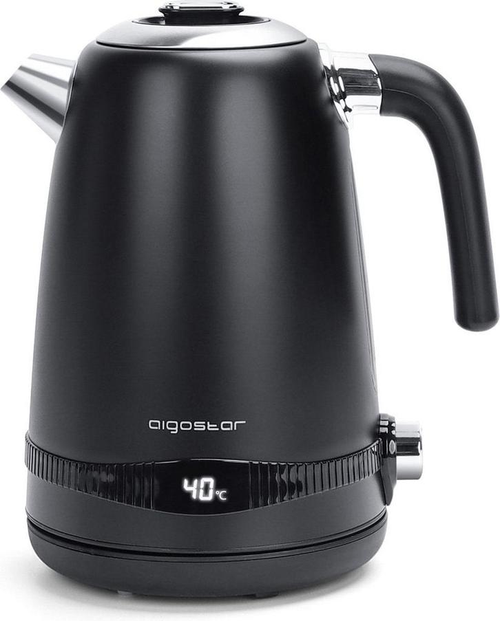 Waterkoker met temperatuurregeling - Retro - met LED - 1.7L, Elektronische apparatuur, Waterkokers, Nieuw, Verzenden