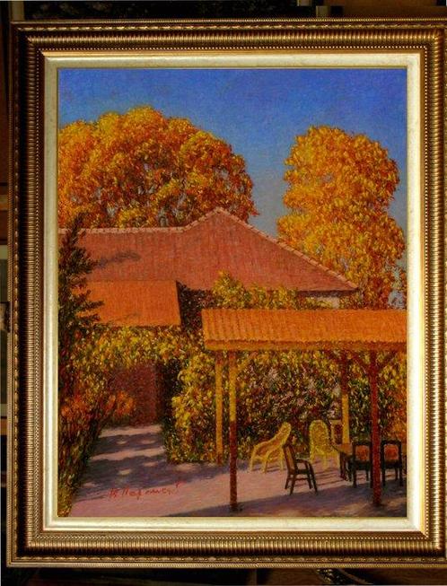 Paranskiy Arkadiy - Golden House., Antiek en Kunst, Kunst | Schilderijen | Modern
