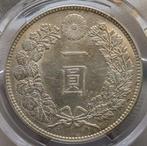 Japon. Taisho. 1 Yen Dragon 1914 (T3) PCGS UNC Detail