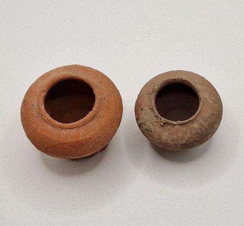 Oud-Chinees Klei Kleine cosmetische potjes - 33 mm (Zonder, Antiek en Kunst, Antiek | Overige Antiek