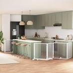 vidaXL Hondenhek inklapbaar met deur 10 panelen 800cm, Verzenden, Nieuw