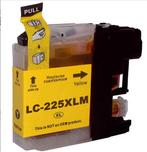 Huis-Merk  BROTHER LC-225 XL Yellow 15ml + Chip 247Print, Computers en Software, Verzenden, Nieuw, Brother