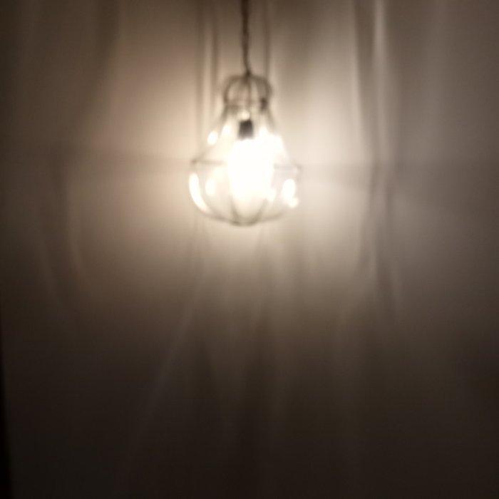 Gekooide hanglamp - Venetiaanse hanglamp - Geblazen glas in, Antiek en Kunst, Curiosa en Brocante