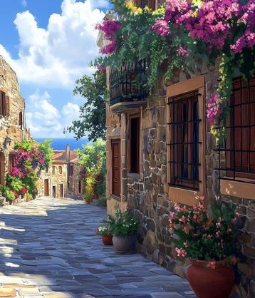 Irina Collins - Village in Bloom XL · NO Reserve
