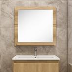Badkamerspiegel Cali - 60 x 50 cm - Eiken, Verzenden, Nieuw