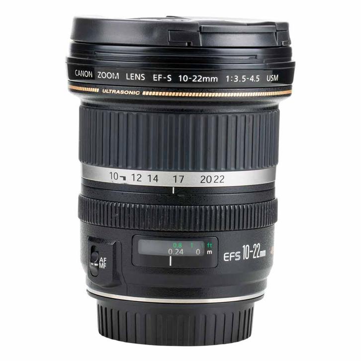 Canon EF-S 10-22mm f/3.5-4.5 USM met garantie, Audio, Tv en Foto, Foto | Lenzen en Objectieven, Gebruikt, Ophalen of Verzenden