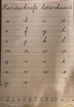 Klassikale letterkaart Handschrift oude versie groep 3/4, Verzenden, Nieuw