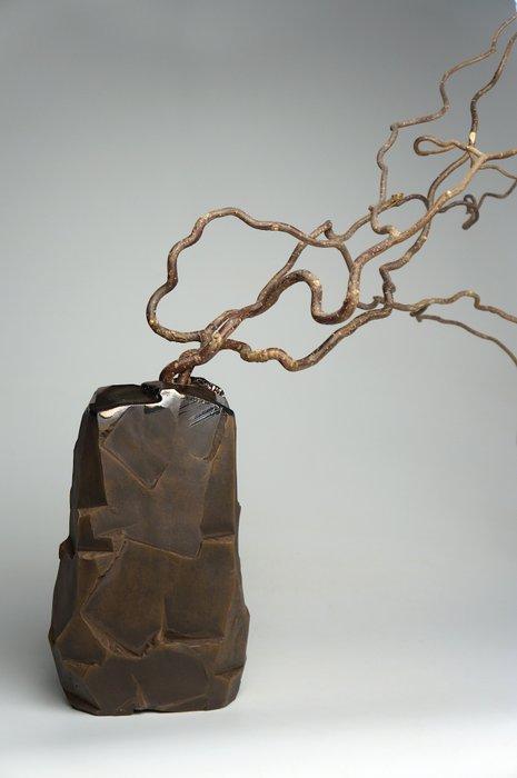 Urszula Despet - Vaas - Keramiek - Kurinuki vaas, Antiek en Kunst, Kunst | Designobjecten