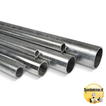 Steigerbuis staal verzinkt 21,3mm 6 meter per stuk 2,0mm