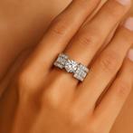 Ring - 14 karaat Witgoud - 2.10ct. tw. Diamant (Natuurlijk), Handtassen en Accessoires, Ringen, Nieuw