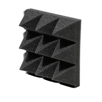 Piramideschuim 100x100x5 cm - Antraciet, Verzenden