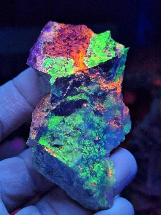 Zeldzame Garpenberg Willemit, sphaleriet, fluoriet, Verzamelen, Mineralen en Fossielen