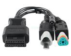Jaltest 3+3 Pins J1939 - 16 Pins OBD2 Verloopkabel Bedrijfs-, Verzenden, Nieuw