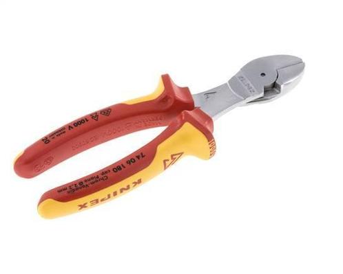 Knipex Krachtzijkniptang 180mm VDE-Getest Tot 1000V, Doe-het-zelf en Bouw, Gereedschap | Handgereedschap, Verzenden