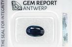 Zonder Minimumprijs Saffier  - 3.01 ct - Gem Report Antwerp, Handtassen en Accessoires, Edelstenen, Nieuw