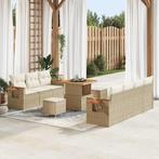 vidaXL Tuinbank Set 10 pcs beige en crèmekleurig 80 x 80 x, Tuin en Terras, Verzenden, Nieuw