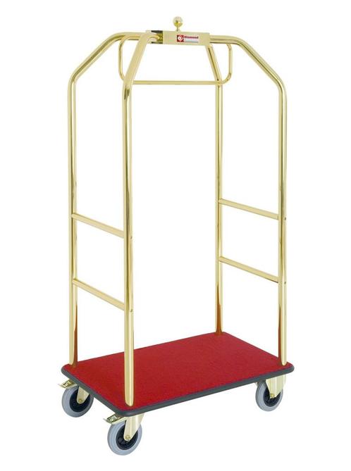 Wagen | Voor Koffers + Vestiaire | Verguld | Op Wielen |, Zakelijke goederen, Horeca | Keukenapparatuur, Nieuw in verpakking, Verzenden