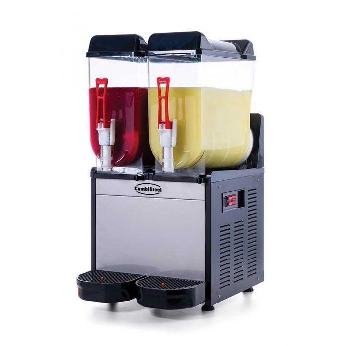 Slushmachine | RVS | 2x12L | 230V | 390x530x780(h)mm, Zakelijke goederen, Horeca | Keukenapparatuur, Nieuw in verpakking, Verzenden