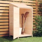 vidaXL Tuinschuur 55x52x112 cm massief vurenhout, Tuin en Terras, Verzenden, Nieuw