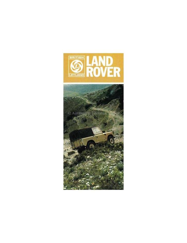 1974 LAND ROVER SERIES III BROCHURE ENGELS, Boeken, Auto's | Folders en Tijdschriften