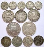 Zwitserland. Collection of 14 various old coins 1887-1939, Postzegels en Munten