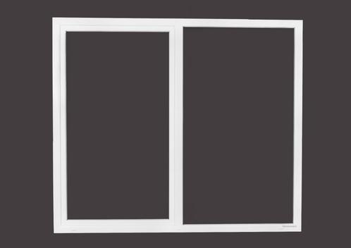 PVC kiepschuifpuien-kiep b200xh215 cm Wit L, Doe-het-zelf en Bouw, Glas en Ramen, Dubbelglas, Nieuw, Gevelraam of Ruit, 160 cm of meer
