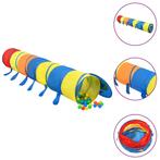 vidaXL Kinderspeeltunnel met 250 ballen 245 cm polyester, Kinderen en Baby's, Verzenden, Nieuw